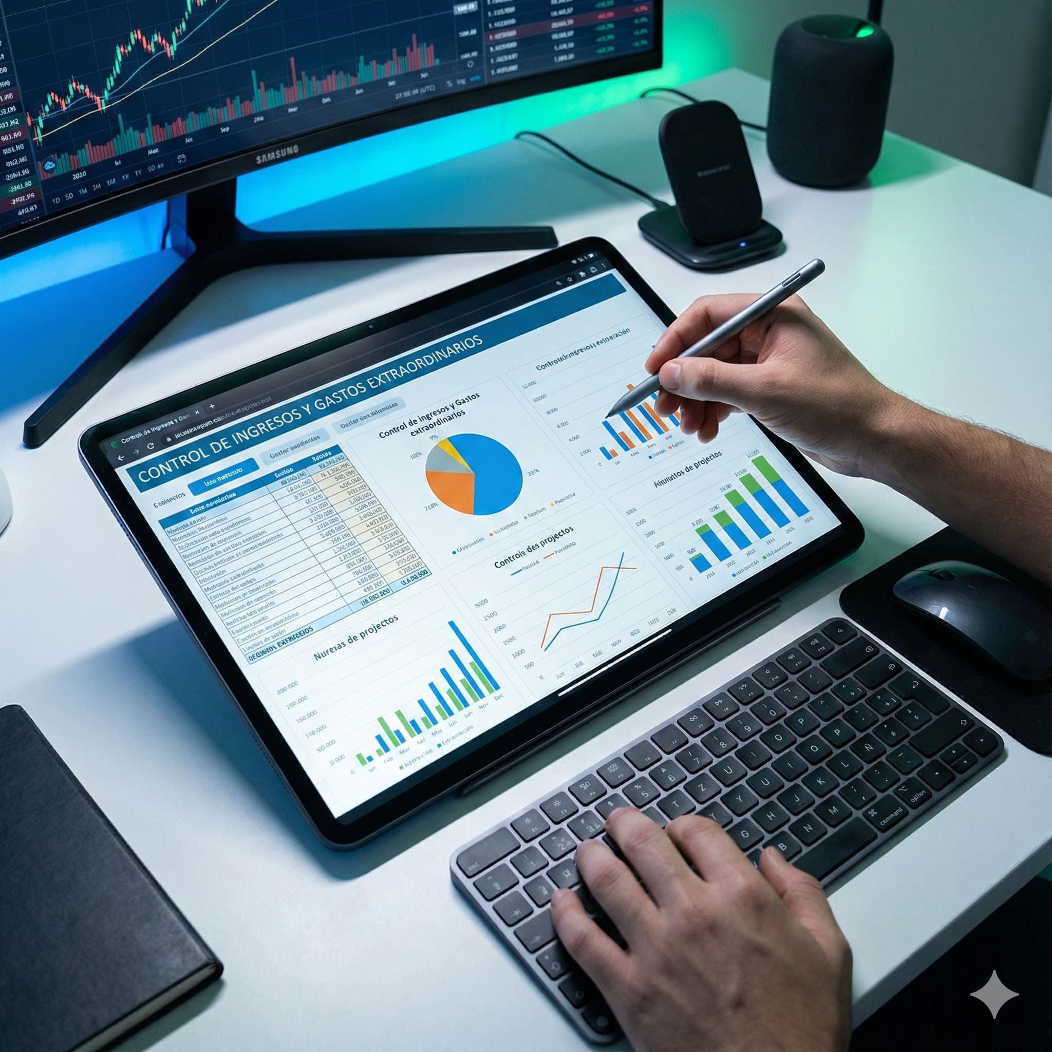 Control de ingresos y gastos extraordinarios