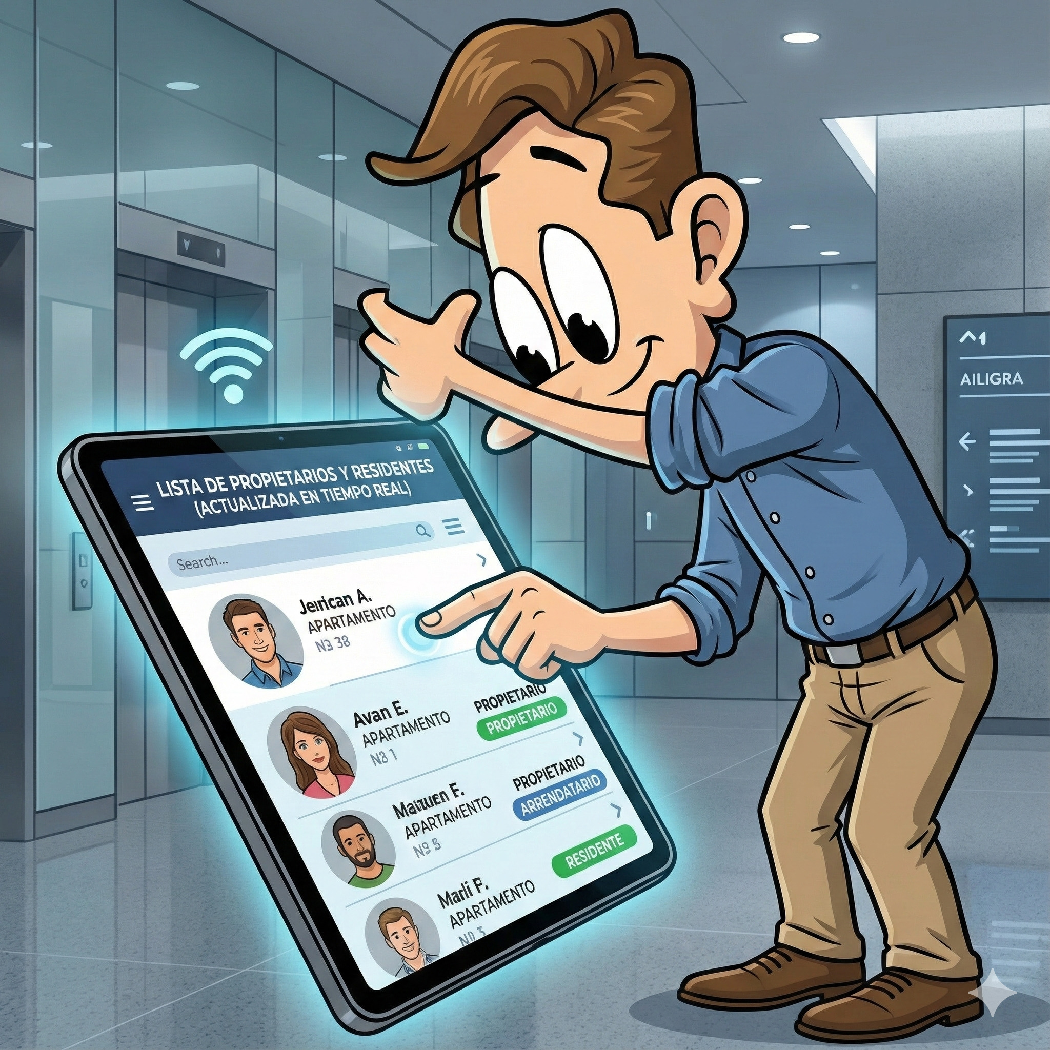 Lista de propietarios
