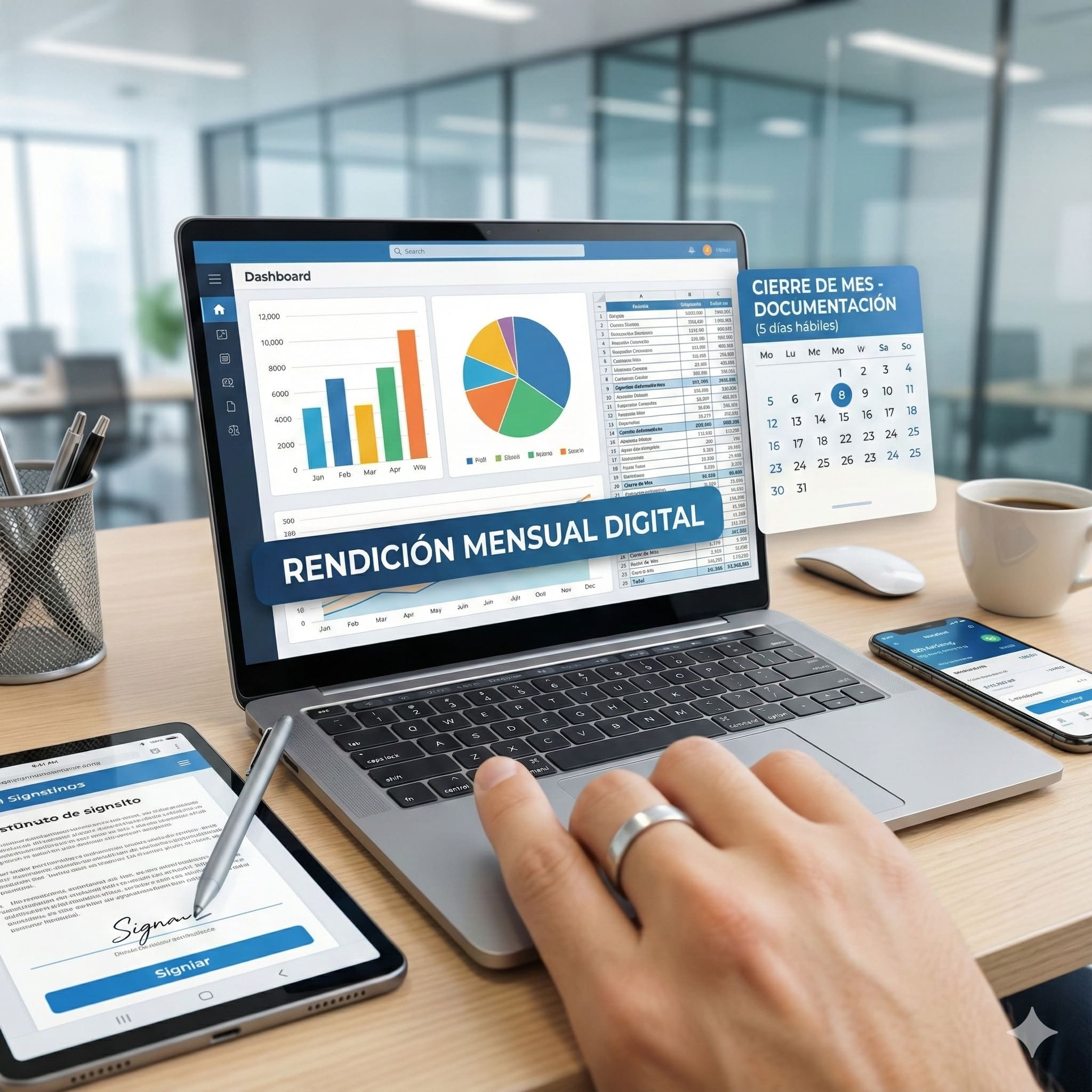 Rendición mensual